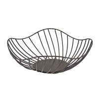 Black Lotus Leaf Wire Basket